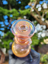 YETI DABS - Fumed Glass Mini Tube Dab Rig w/ 14mm Female Joint - #1