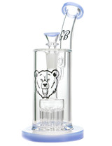 GREEN BEAR - 10-Arm Tree Bubbler w/ 14mm Female Joint & Slide (Pick a Color)