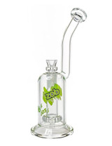 ZOB GLASS - Shower Cap Wubbler w/ 18mm Recessed Female Joint & Slide - 60mm (Pick a Logo)