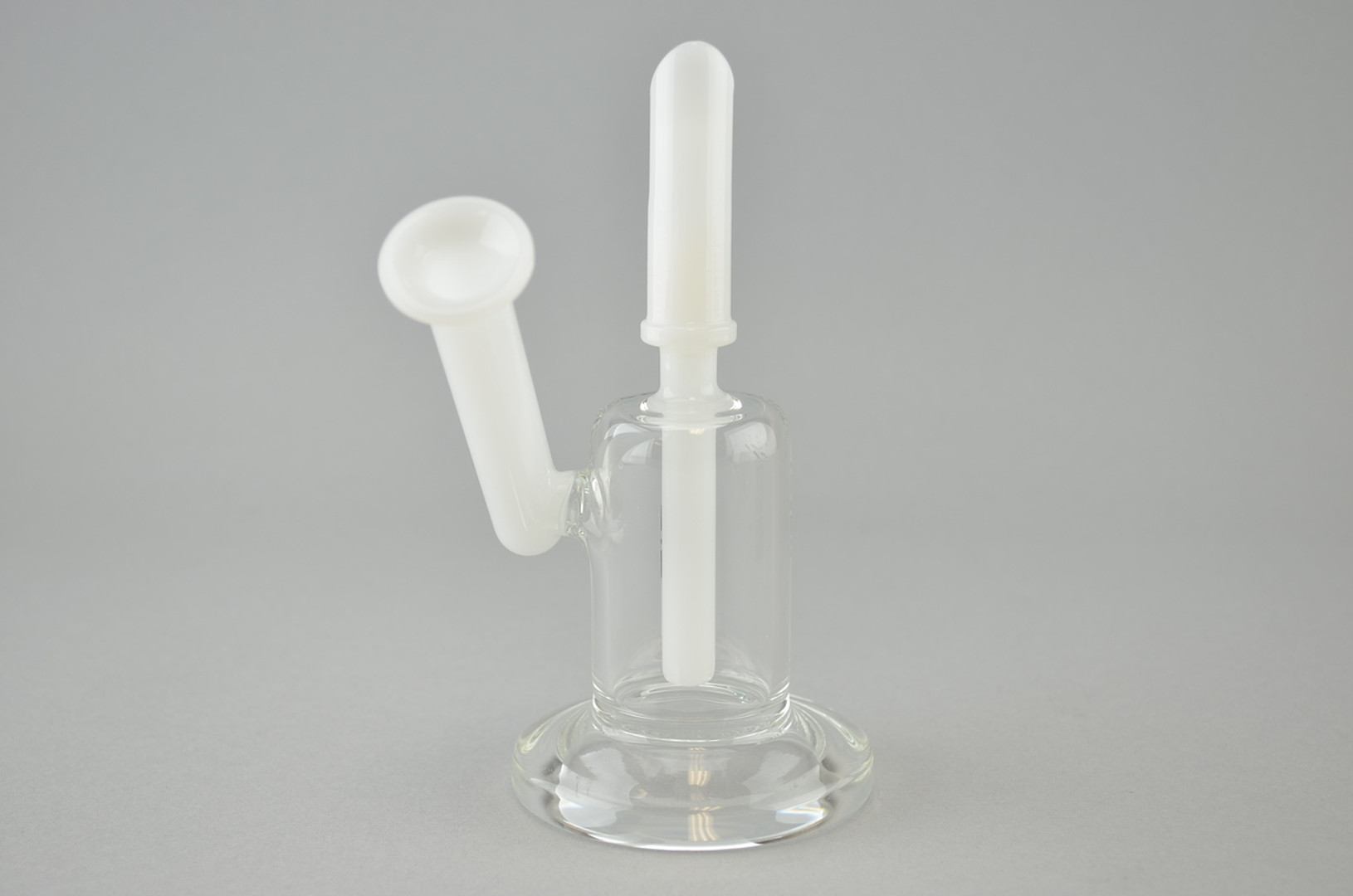 GRAV LABS Sidecar Dab Rig w/ 14mm Dome & Quartz Nail White Accent