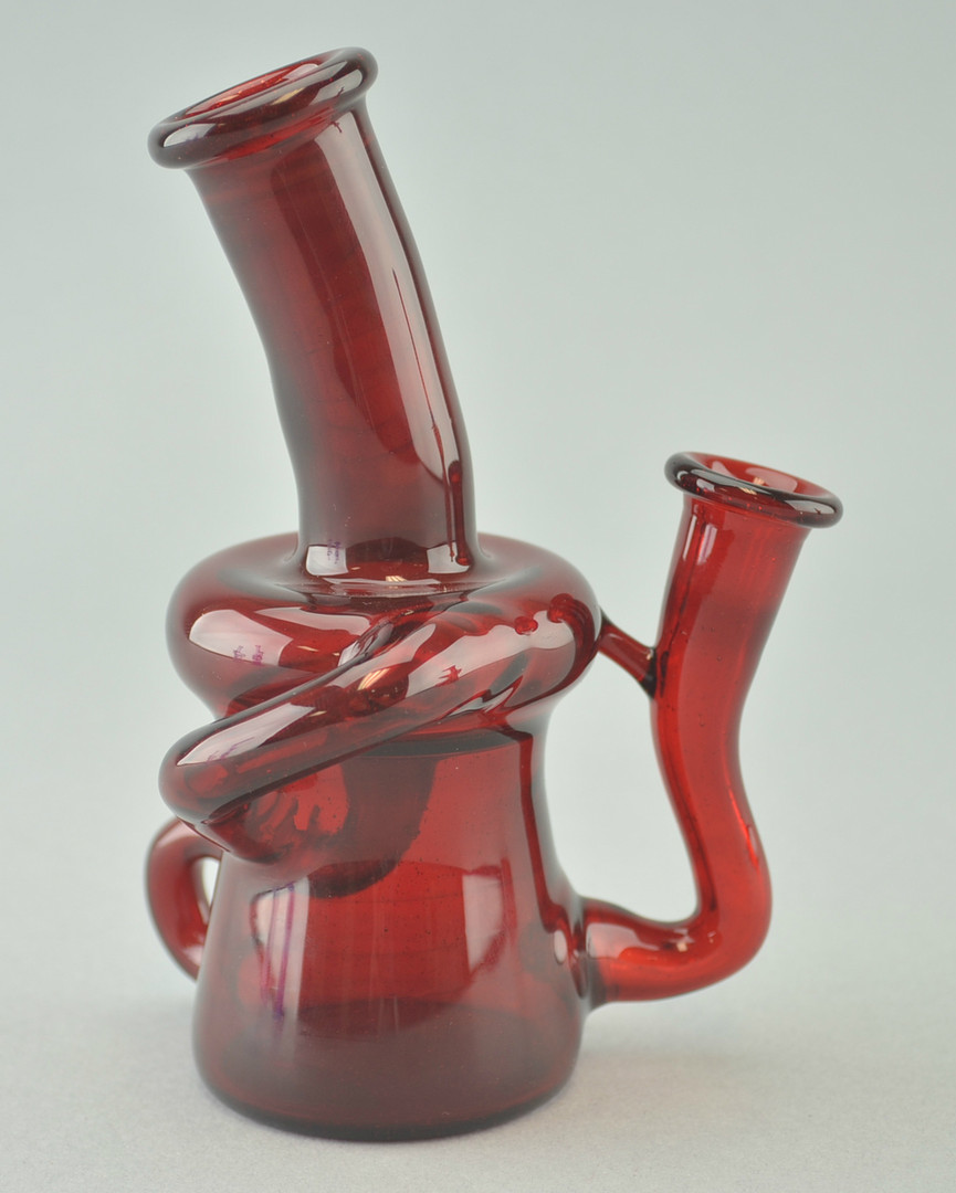 CHIP - Mini Klein Recycler Vapor Rig w/ 3-Hole Perc & 10mm Female Joint ...