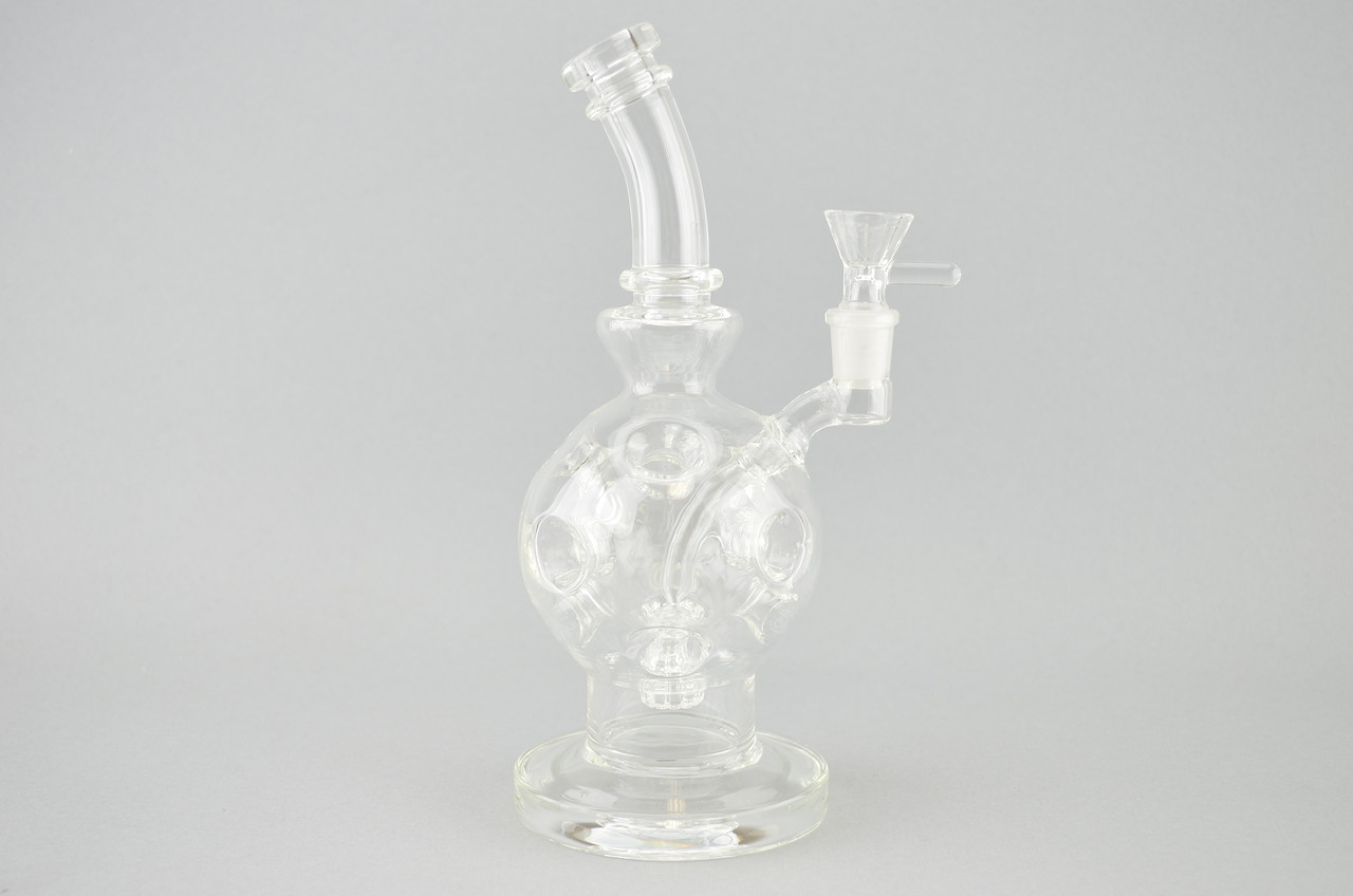 BARE - Ball Egg Vapor Rig w/ 14mm Martini Slide - Clear - The Dab Lab