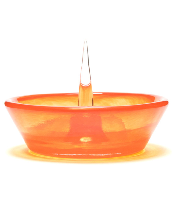 DEBOWLER Colored Glass Debowler Ashtray Orange The Dab Lab