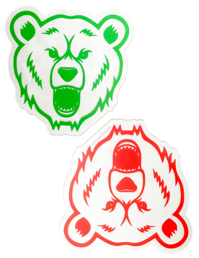 GRIP MATS Bong Pad & Dab Rig Adhesive Coaster Bear Quartz (Pick a