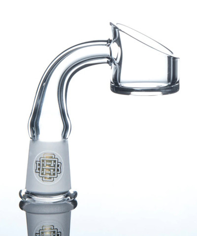 Angled top quartz banger
