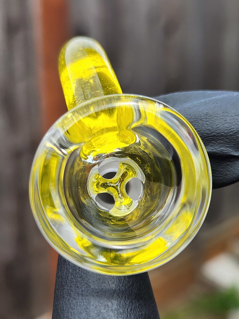OJ FLAME - 3-Hole Martini Slide w/ Horn and 14mm Joint  - Terps (CFL)
