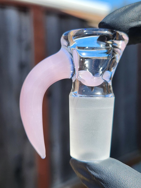 OJ FLAME - 4-Hole Martini Slide w/ Horn and 18mm Joint  - Pastel Voodoo (CFL)