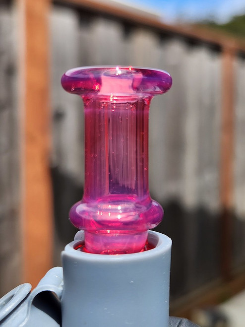 OJ FLAME - Color Glass Mouthpiece w/ Vortex Airflow for the Puffco Pivot - Karmaline