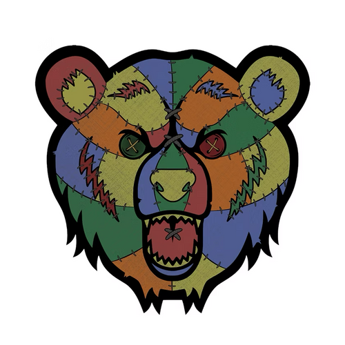MOODMATS x BEAR QUARTZ - Bong Pad & Dab Rig Coaster - Voodoo Bear