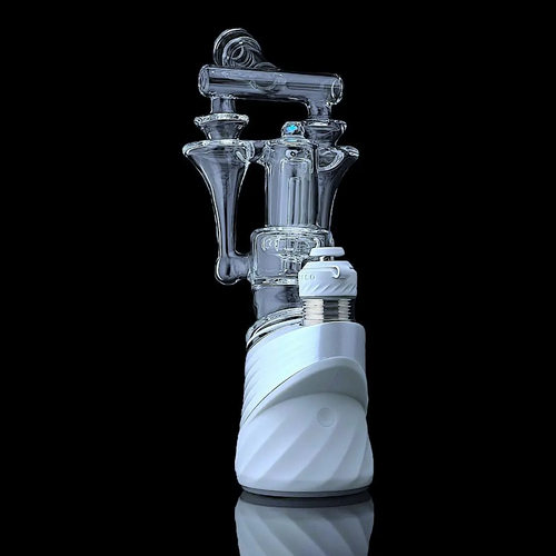 IRIDESCENT GLASS - RBR Squared Recycler for Puffco Peak / Pro IRIDESCENT GLASS - RBR Squared Recycler for Puffco Peak / Pro