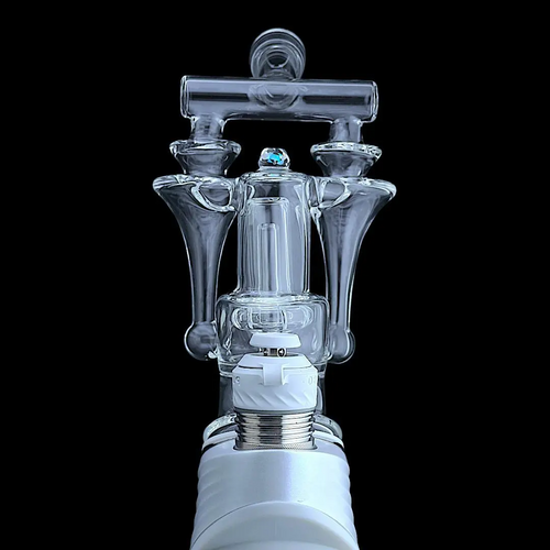 IRIDESCENT GLASS - RBR Squared Recycler for Puffco Peak / Pro IRIDESCENT GLASS - RBR Squared Recycler for Puffco Peak / Pro