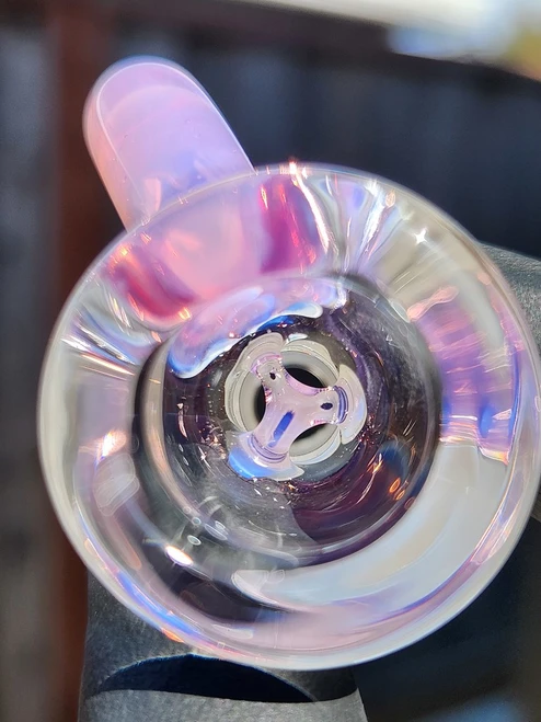 OJ FLAME - 3-Hole Martini Slide w/ Horn and 14mm Joint  - Karmaline