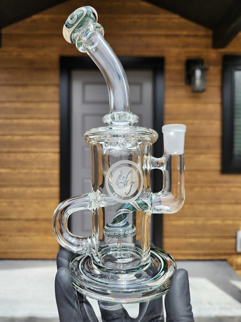 OJ - Klein Incycler Dab Rig w/ 14mm Female Joint & Wig-Wags  - #3