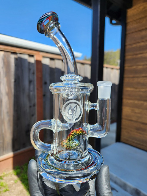 OJ FLAME - Klein Incycler Dab Rig w/ 14mm Female Joint & Wig-Wags  - #3