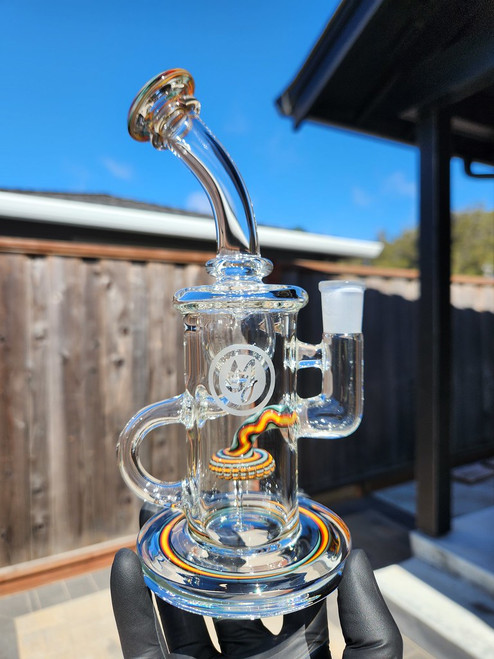 OJ FLAME - Klein Incycler Dab Rig w/ 14mm Female Joint & Wig-Wags  - #3