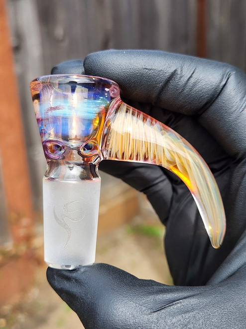 YETI DABS - Fume 4-Hole Martini Slide w/ Horn and 18mm Joint  - #3