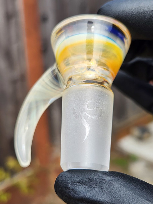 YETI DABS - Fume 4-Hole Martini Slide w/ Horn and 18mm Joint  - #6