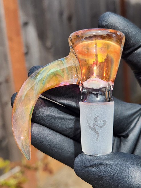 YETI DABS - Fume 4-Hole Martini Slide w/ Horn and 18mm Joint  - #10