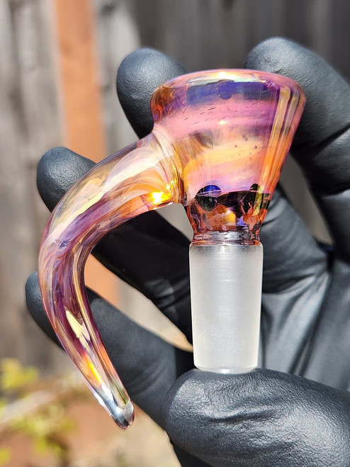 YETI DABS - Fume 4-Hole Martini Slide w/ Horn and 14mm Joint  - #1