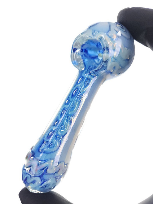 Inside Out Fume Work Glass Spoon Pipe - #1 Inside Out Fume Work Glass Spoon Pipe - #1