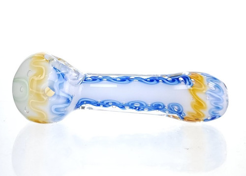 Inside Out Fume Work Glass Spoon Pipe - #2 Inside Out Fume Work Glass Spoon Pipe - #2