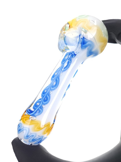 Inside Out Fume Work Glass Spoon Pipe - #2 Inside Out Fume Work Glass Spoon Pipe - #2