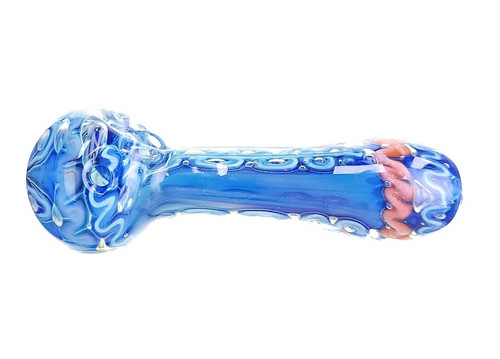 Inside Out Fume Work Glass Spoon Pipe - #3 Inside Out Fume Work Glass Spoon Pipe - #3
