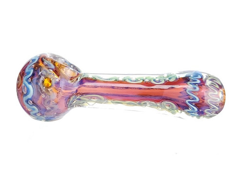 Inside Out Fume Work Glass Spoon Pipe - #4 Inside Out Fume Work Glass Spoon Pipe - #4