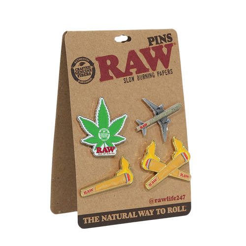 RAW - Classic Badge Pin Set