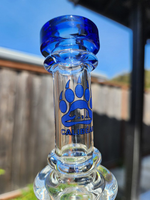 CALI BEAR - Fab Egg Rig w/ Seed of Life Perc - Blue