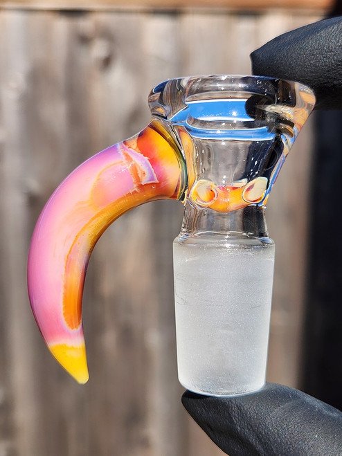 OJ FLAME - 4-Hole Martini Slide w/ Horn and 18mm Joint  - Serendipity