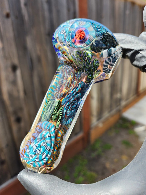 MICHAEL CROUCH - Fatty Fully Worked Inside Out Dry Pipe Spoon - #9