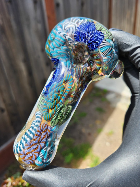 MICHAEL CROUCH - Fatty Fully Worked Inside Out Dry Pipe Spoon - #9