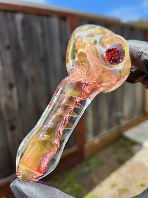 MICHAEL CROUCH - Fume Twist and Dots Dry Pipe Spoon - #9