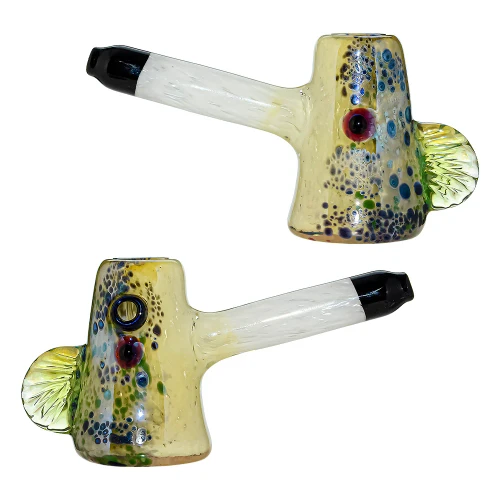 CALI BEAR - Puffer Fish Glass Hammer Pipe