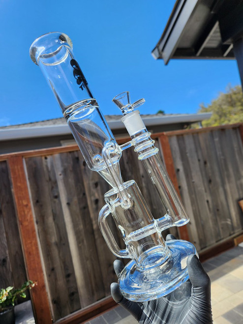 RIPIT GLASS - Double Uptake Recycler Gridline Tube