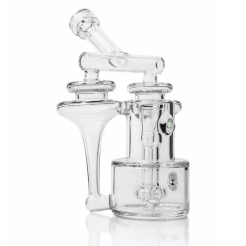 ROOTS GLASS - Double RBR Recycler w/ Opal