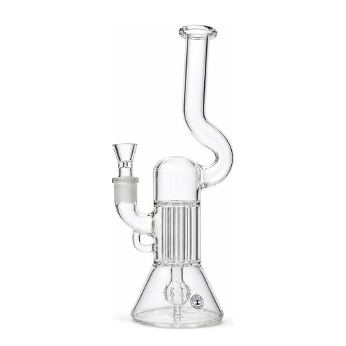 ROOTS GLASS - Natty Neck Peyote Pillar Tube w/ 18mm Slide