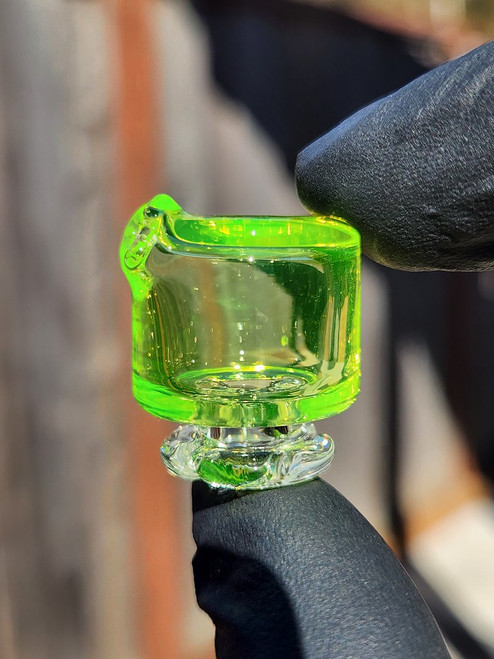 SANDALZ - Glass Mouthpiece w/ Vortex Airflow for the Puffco Pivot - Ectoplasm