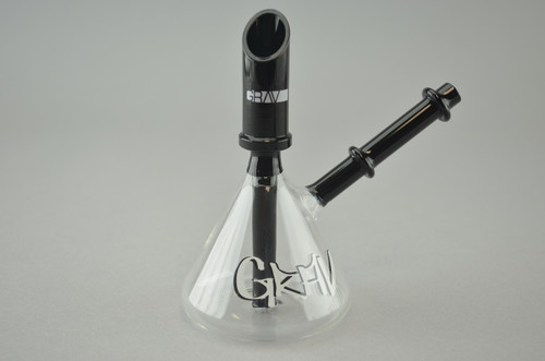 GRAV LABS - "Snic" Style Dab Rig w/ 14mm Dome & Quartz Nail - Black