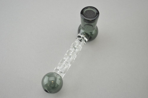 HSG - Inner-Cooler Handvape Pipe w/ Vapor Stone - Smoke