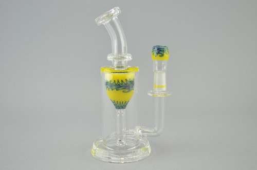LEISURE - Worked Incycler Dab Rig with 14mm Dome - #2