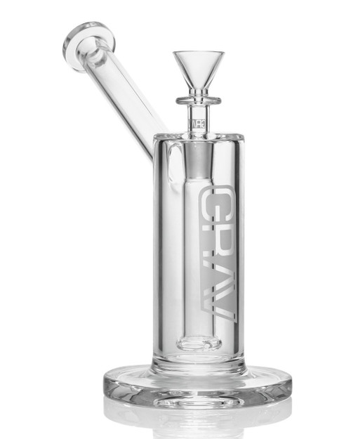 GRAV LABS - Water Pipe Bubbler w/ 14mm Slide & 5-Hole Diffy (Pick Your Color)