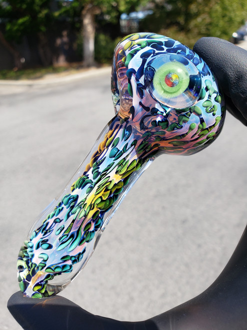 MICHAEL CROUCH - Double Fumed and Dotted Dry Pipe Spoon