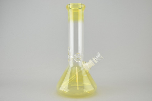MIO - 11" Glass Beaker Bong w/ Downstem and 14mm Slide - Fumed