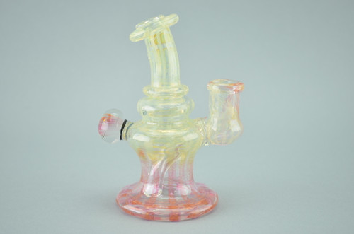 WIZ - Gold & Silver Wrap & Rake Rig w/ 14mm Female Joint - #1