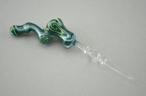 ORIAN - Color Worked Spoon Pipe Dabber #1