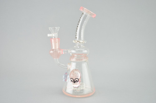 CHEECH - Color Changing Dab Rig w/ Skull Sculpture & 14mm Slide