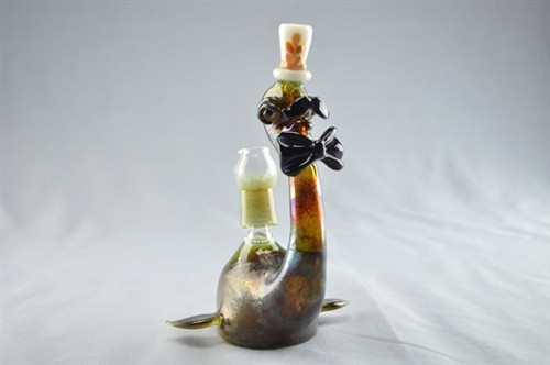 ELBO/SAKI Collab - 14mm Dino Vapor Rig w/ Stach, BowTie, and Top Hat Dabber (3 of 4)