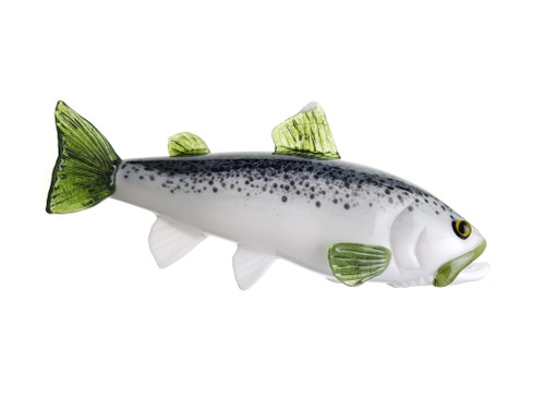 TRAPPER STUDIO - Sandblasted Steelhead Fish Dry Pipe